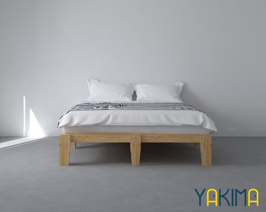 Yakima The Minimalist Bed Frame | Giường Gỗ Thông Láp Ráp Thông Minh Phong Cách Tối Giản Bắc Âu